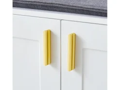 Roupeiro branco com 3 portas, 3 ganchos e arrumação aberta, 120x40x200 cm