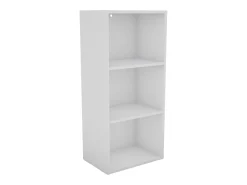 Sala de estar Plea 1 guarda-roupa com 3 portas e 1 prateleira 3 níveis branco 184x42x29 cm