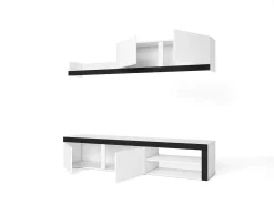 Salão Idem "Blanco", Branco/Preto, 200x40x180cm