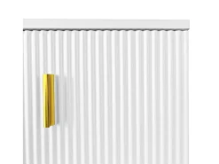 sapateira - 83 x 35 x 101 cm - com 2 portas + 2 gavetas + prateleiras reguláveis - aglomerado - branco