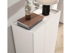 Sapateira - A122cm x L70cm x P35cm branca - Akra