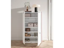 Sapateira - A122cm x L70cm x P35cm branca - Akra