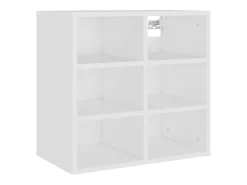 Sapateira 2 pcs 52,5x30x50 cm branco