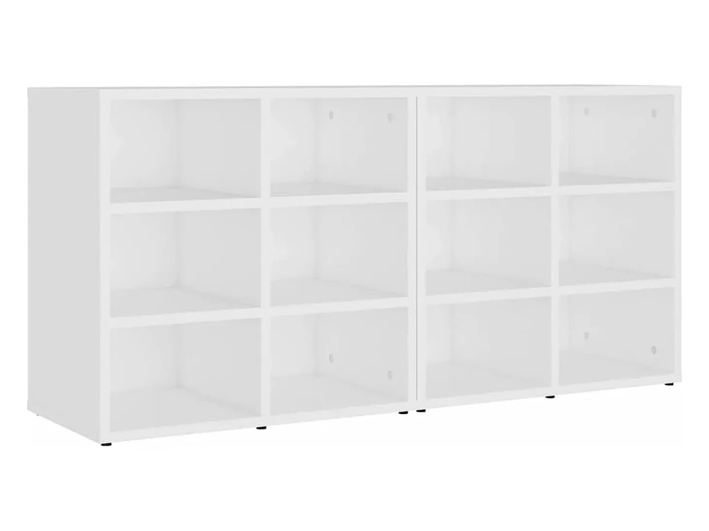 Sapateira 2 pcs 52,5x30x50 cm branco