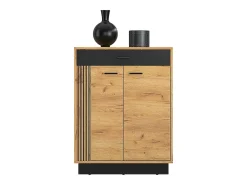 Sapateira 2 portas 1 gaveta Nilo madeira 91cm
