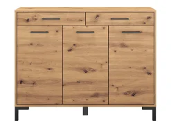 Sapateira 3 portas 2 gavetas Liora madeira 94cm