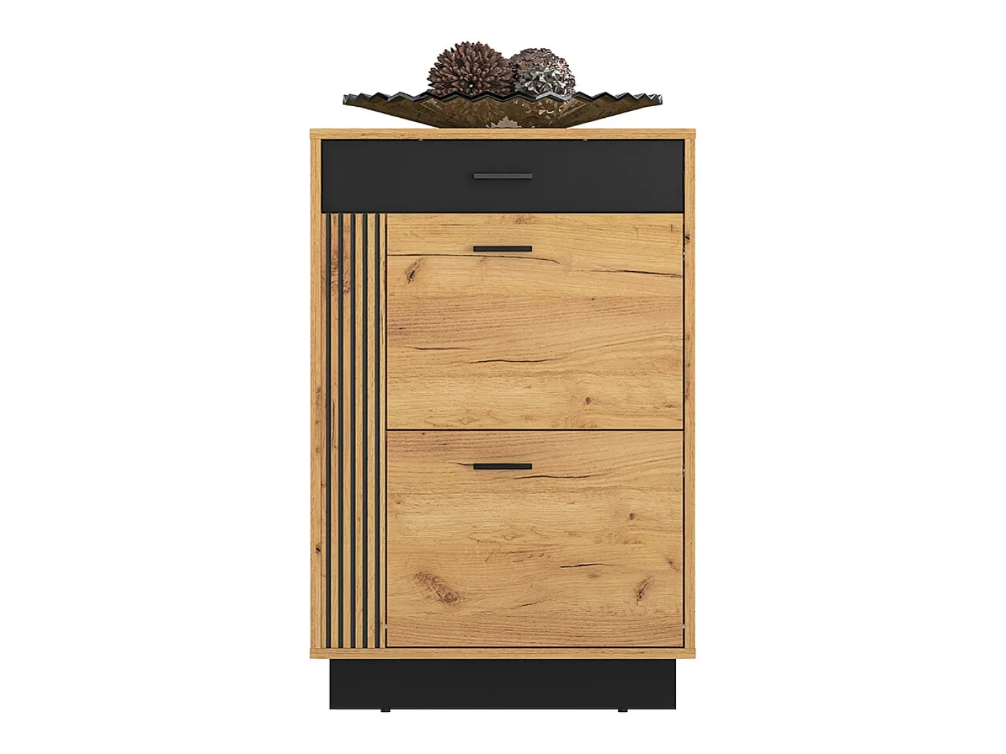 Sapateira 2 portas 1 gaveta Nilo madeira 91cm