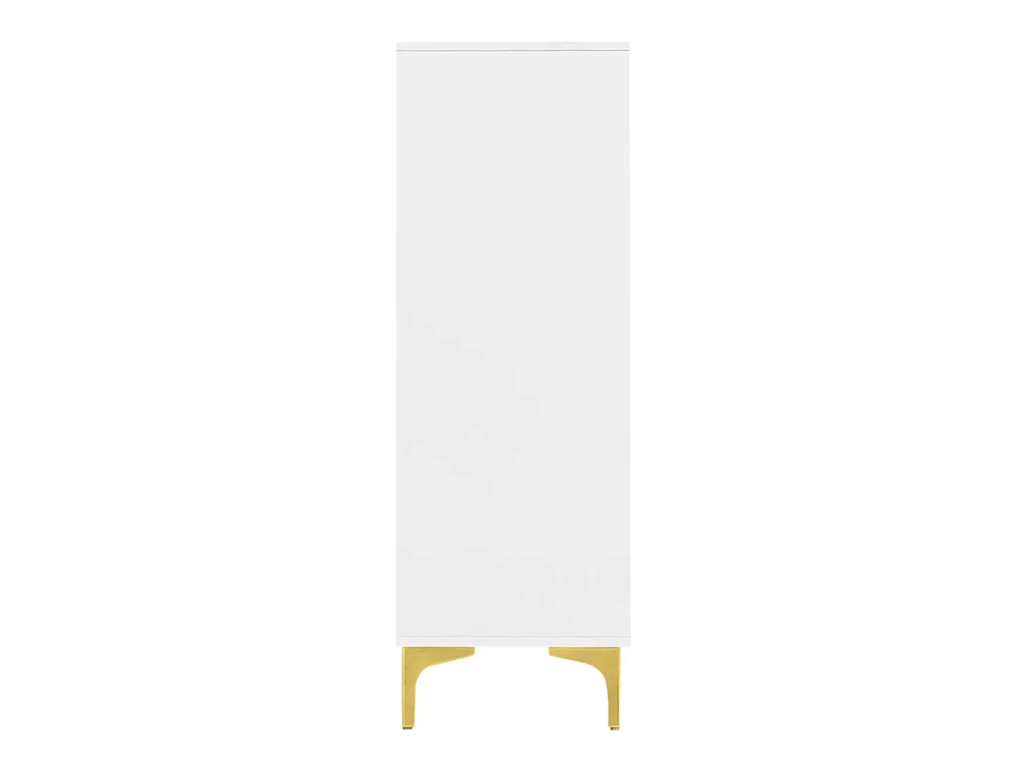 Sapateira branca moderna com LED e 2 gavetas, design e iluminação para corredor