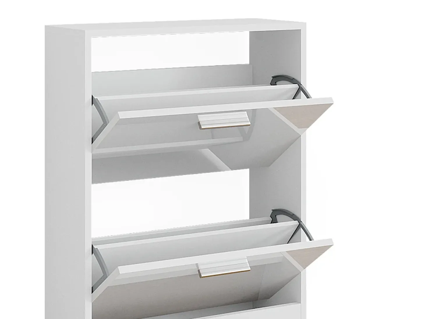 Sapateira branco alto brilho 59x22x72.5 gizmo