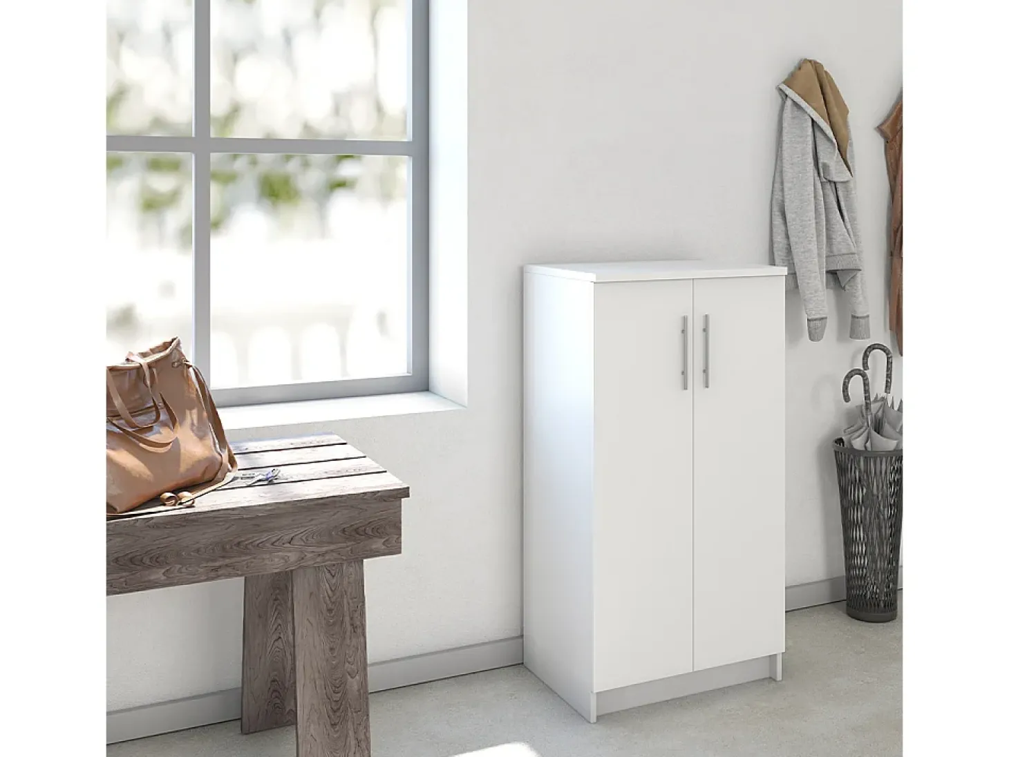 Sapateira branco 56x40x108 dalia