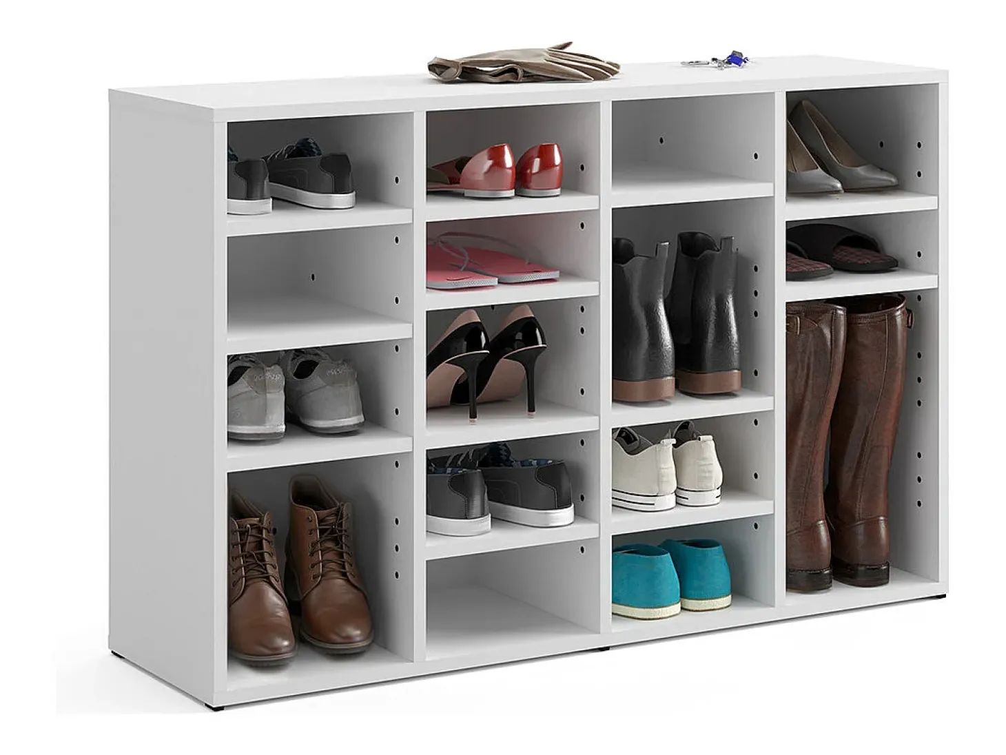 Sapateira branco 104x30x65.5 lysander