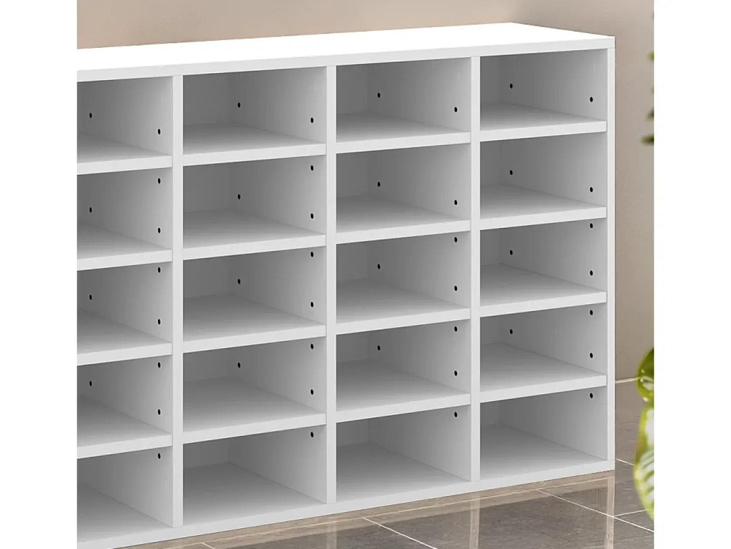 Sapateira branco 104x30x65.5 lysander
