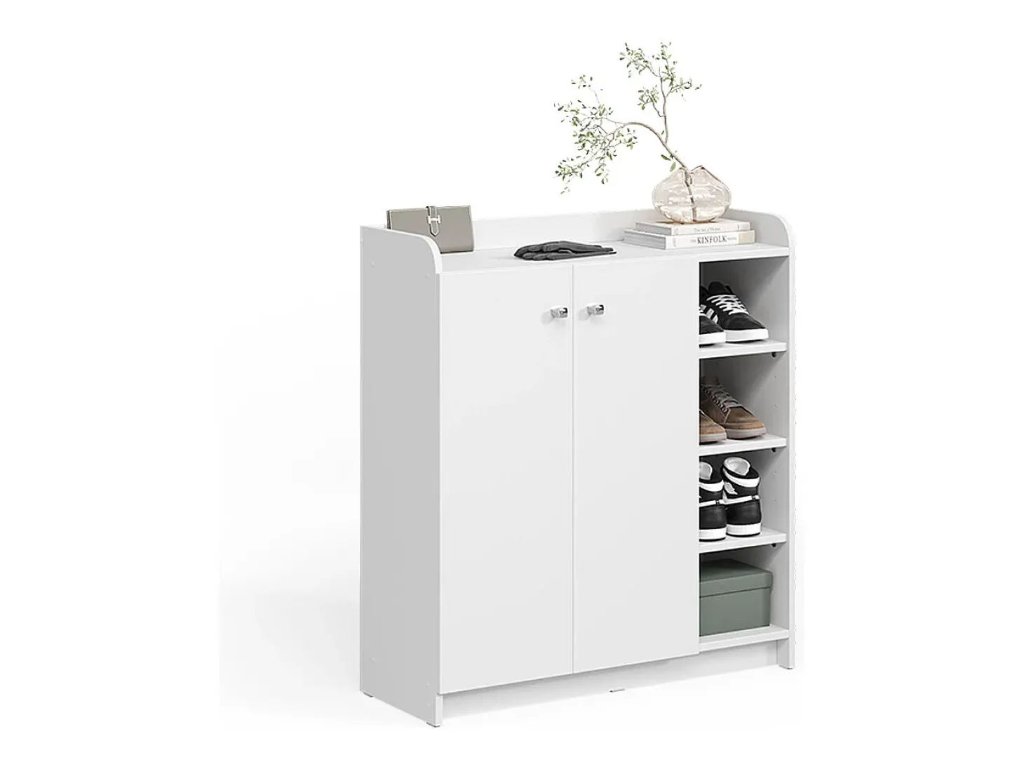 Sapateira branco 83x32.3x91.4 moritz