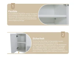 Sapateira com 2 gavetas e 4 portas - 130 x 37 x 100 cm - pés metálicos e aglomerado - Branco