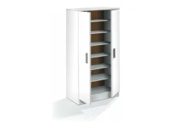 Sapateira com 7 prateleiras, branca, 108x55x36 cm, quarto, sala de estar