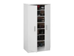 Sapateira com 7 prateleiras, branca, 108x55x36 cm, quarto, sala de estar