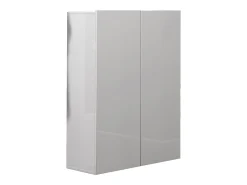 Sapateira Ddimolfett, Armário de sapatos, Armário de entrada multiusos, Armário de calçado, Made in Italy, 80x34h115 cm, Branco brilhante