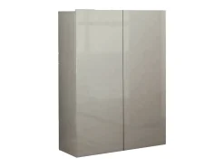 Sapateira Ddimolfett, Sapateira, Armário de entrada multiuso, Armário de calçado, Made in Italy, 80x34h115 cm, Cinza
