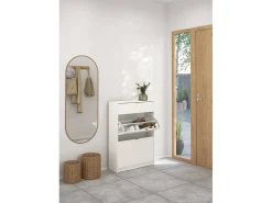 Sapateira Dtorr, Sapateira, Armário de entrada multiusos, Sapateira, 70x24 h101 cm, Branco