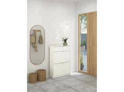 Sapateira Dtorr, Sapateira, Armário de entrada multiusos, Sapateira, 70x24 h101 cm, Branco