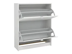 Sapateira Dtorris, Sapateira, Armário de entrada multiusos, Sapateira, 70x24 h85 cm, Branco