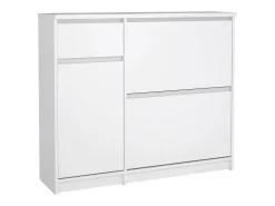 Sapateira Dtrainin, Sapateira, Armário de entrada multiusos, Sapateira, 109x32 h93 cm, Branco