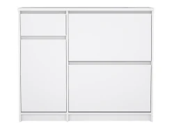 Sapateira Dtrainin, Sapateira, Armário de entrada multiusos, Sapateira, 109x32 h93 cm, Branco