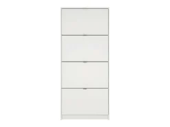 Sapateira Dtraor, Sapateira, Armário de entrada multiusos, Sapateira, 70x24 h162 cm, Branco