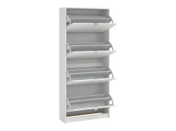 Sapateira Dtraor, Sapateira, Armário de entrada multiusos, Sapateira, 70x24 h162 cm, Branco
