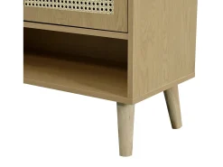 Sapateira em madeira com 2 portas em verga e várias prateleiras 80x35x105cm