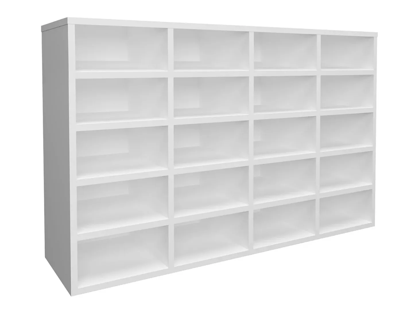 Sapateira haaus Tisso, 20 Prateleiras, Branco, 104 x 30 x 68 cm