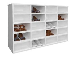 Sapateira haaus Tisso, 20 Prateleiras, Branco, 104 x 30 x 68 cm