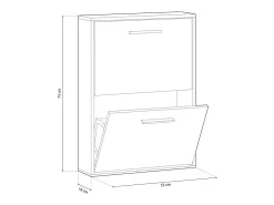 Sapateira Home 2 portas
