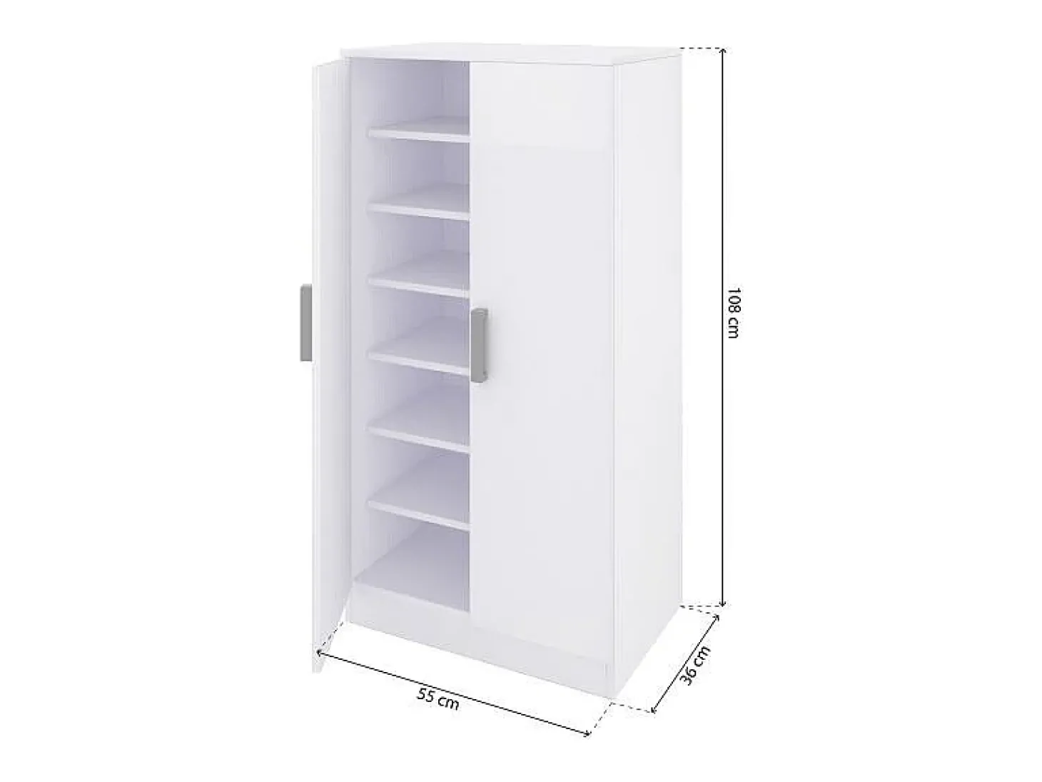 Sapateira Liam 55 Blanco Artik (Blanco Mate)