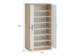 Sapateira Liam 55 Roble Canadian - Blanco Artik (Blanco Mate)