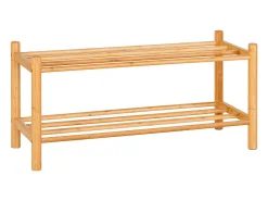Sapateira Manaus, Castanho, 27x70x33 cm, Kendra Home
