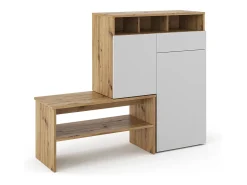 Sapateira marrom 124.5x35x102 selena