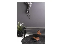 Sapateira Padova, Preto, 78x34x32 cm, Kendra Home
