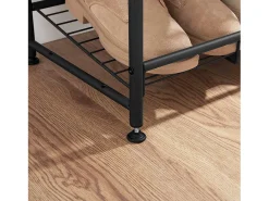 Sapateira preta 68,5x27,5x49,5 cm