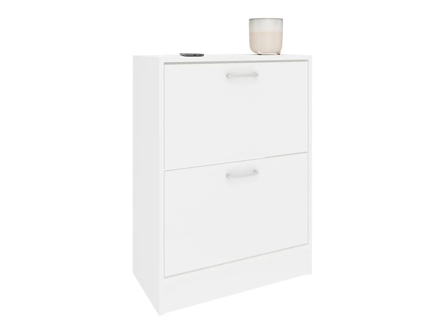 Sapateira Rin, 2 portas, branco, 63 x 30 x 85 cm