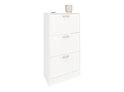 Sapateira Rin, 3 portas, branco, 63 x 30 x 120 cm