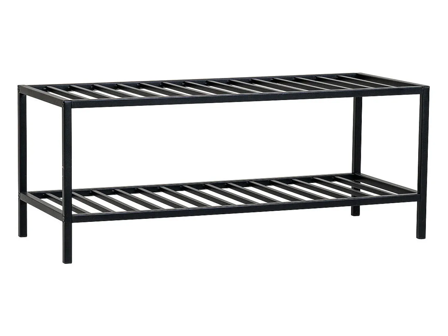 Sapateira Vita, Preto, 34x79x32 cm, Kendra Home