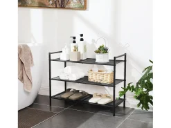 Sapateira 68,5x28,5x53 cm preta