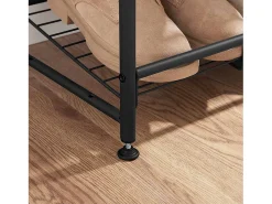 Sapateira 68,5x27,5x65 cm preta