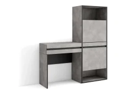 Sapateira, 130x35x145cm, Para quarto, dormitório, Toucador, Cimento