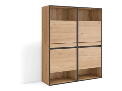 Sapateira, 120x35x145cm, Para quarto, dormitório, Armário de Sapatos, Carvalho