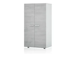 Sapateiro Cody Blanco brillo - Gris cemento
