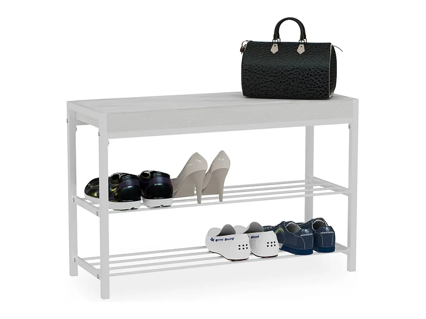 Schuhbank branco 80x30x52 borneo