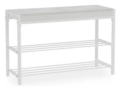 Schuhbank branco 80x30x52 borneo