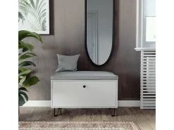 Schuhbank branco 80x35.1x46 siri